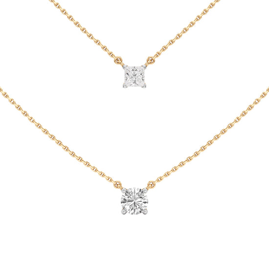 1.25Ct Round Shape Solitaire Pendants