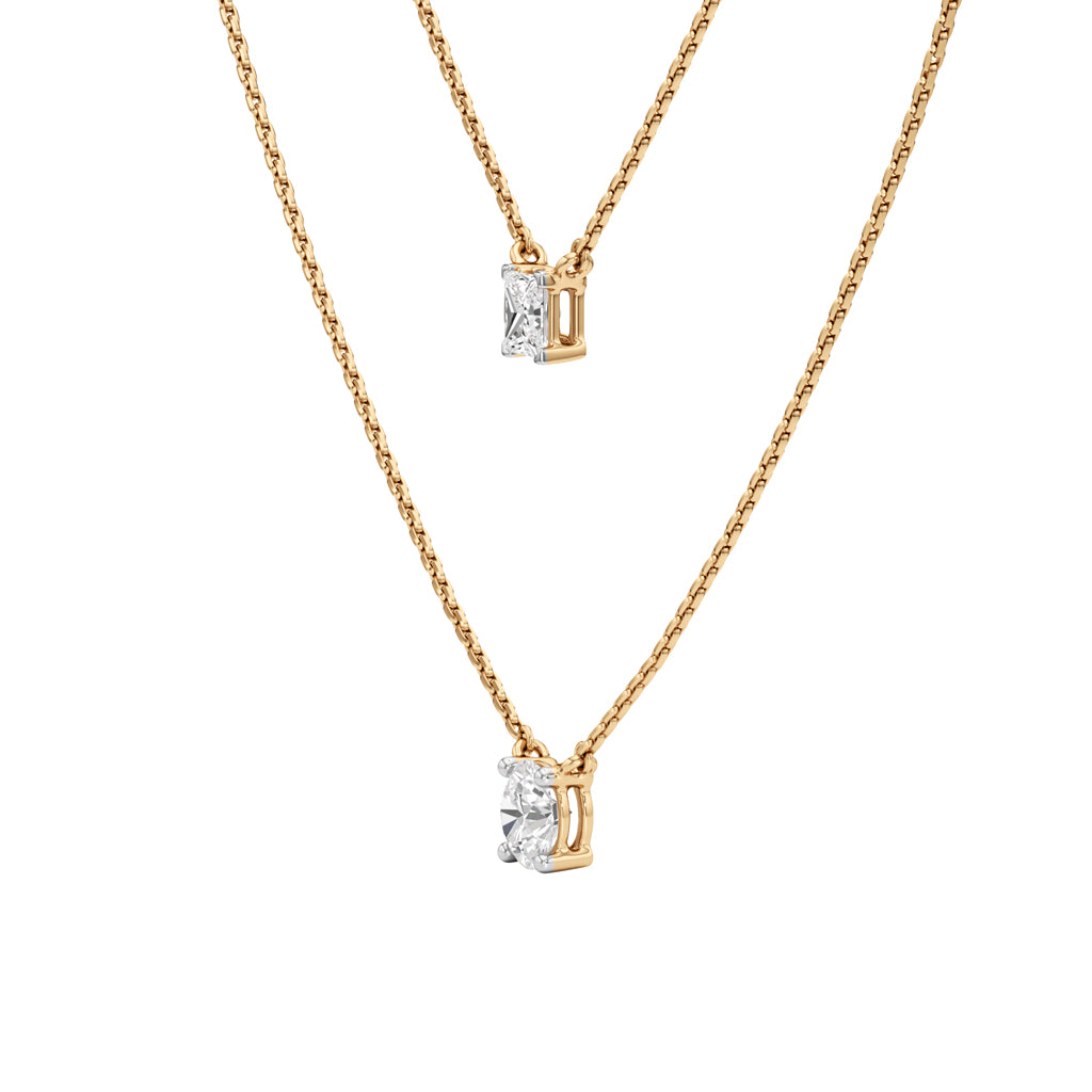 1.25Ct Round Shape Solitaire Pendants