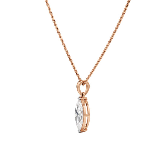 2Ct Marquise Shape,Solitaire Pendants