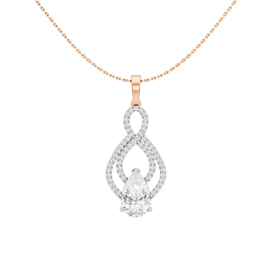 2.75Ct Round Shape,Fancy Pendants