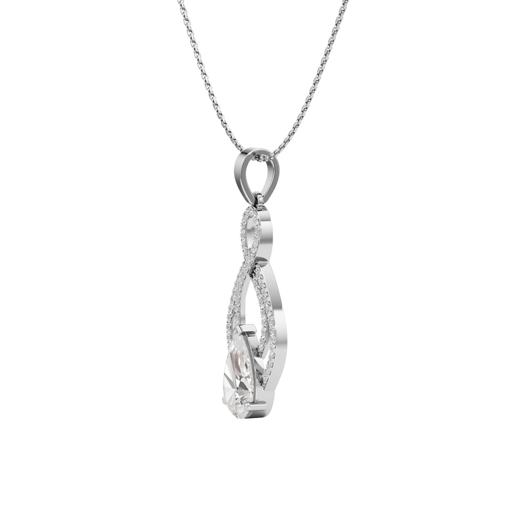 2.75Ct Round Shape,Fancy Pendants