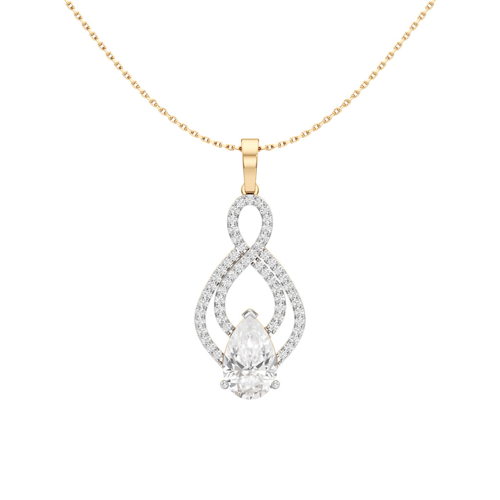 2.75Ct Round Shape,Fancy Pendants