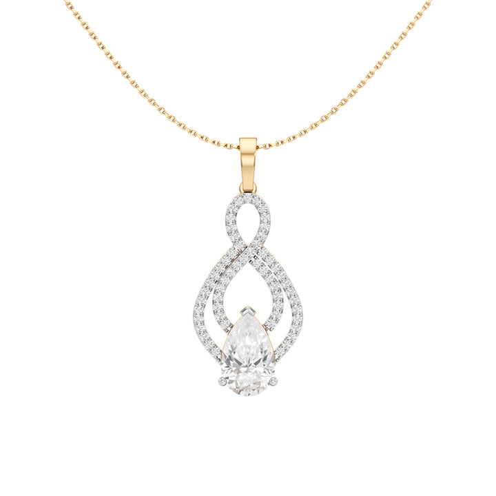 2.75Ct Round Shape,Fancy Pendants