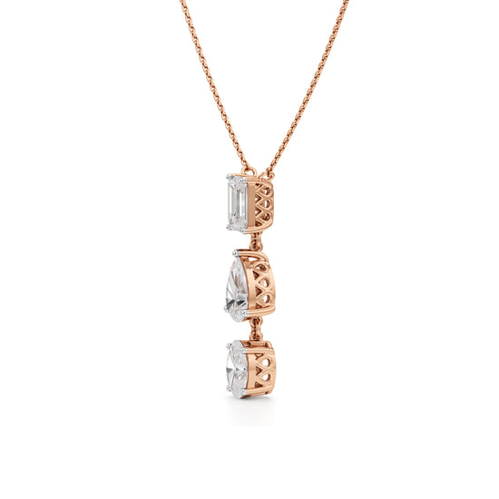 Nina 4.5Ct Varoius Cut Fancy Pendant