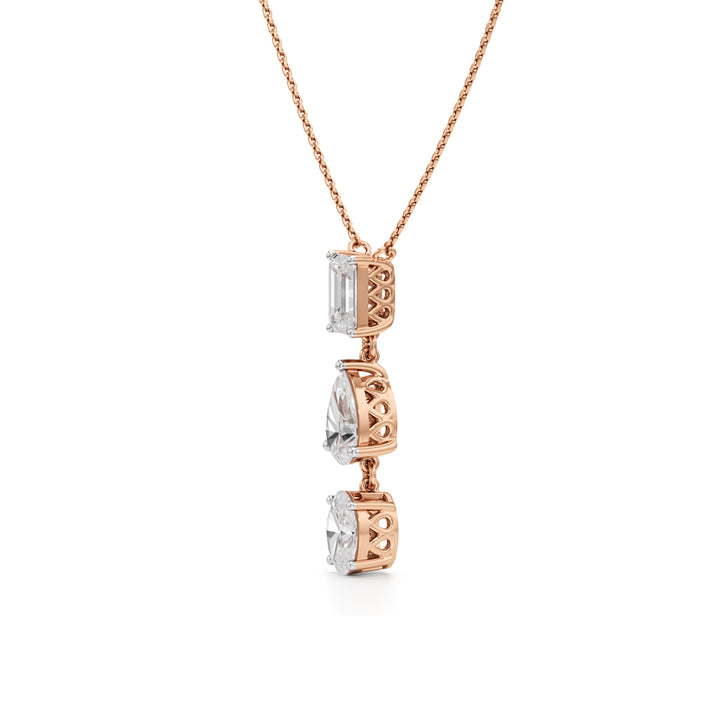 Nina 4.5Ct Varoius Cut Fancy Pendant