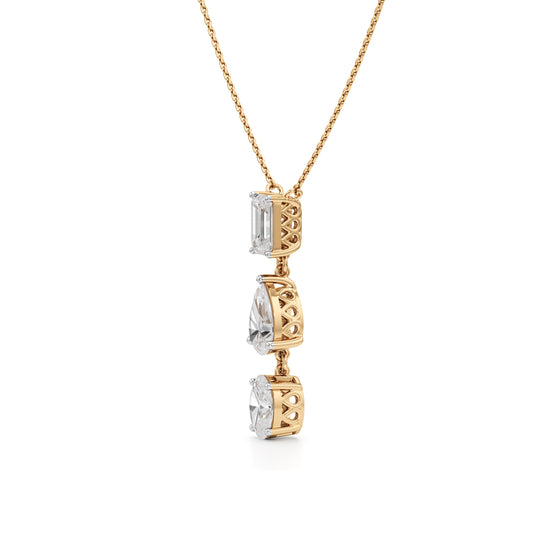 Nina 4.5Ct Varoius Cut Fancy Pendant