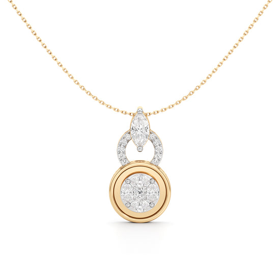 1.75Ct Round Glow Casual Pendant