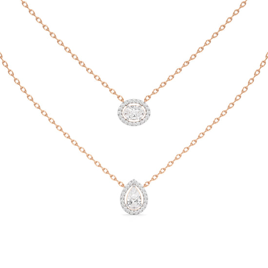 2.50 Ct Pear Oval Lumora Pendant
