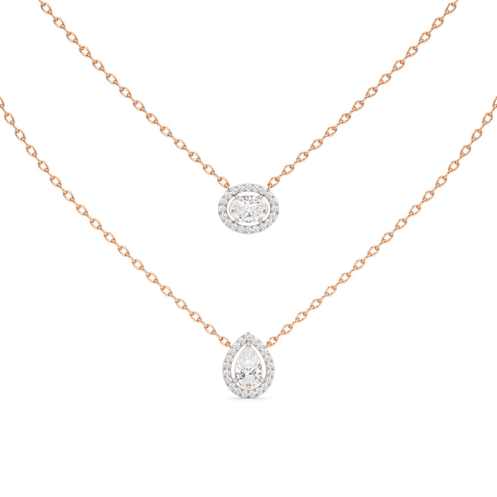 2.50 Ct Pear Oval Lumora Pendant