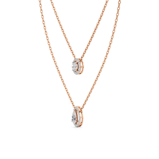 2.50 Ct Pear Oval Lumora Pendant