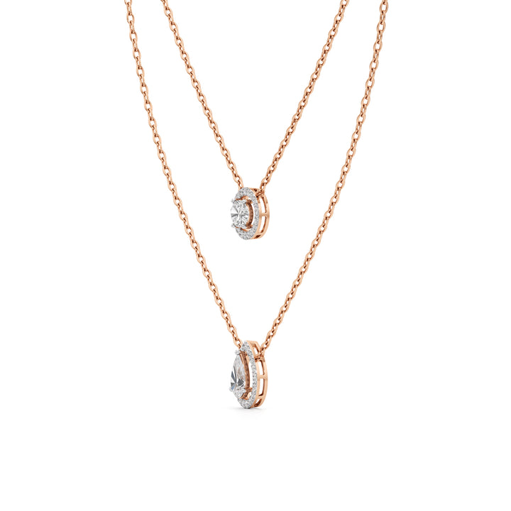 2.50 Ct Pear Oval Lumora Pendant