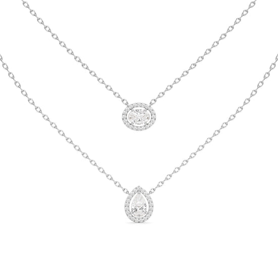 2.50 Ct Pear Oval Lumora Pendant