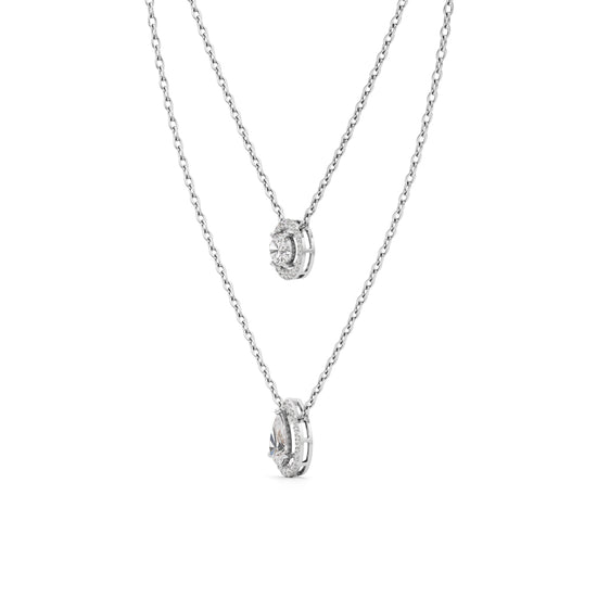 2.50 Ct Pear Oval Lumora Pendant