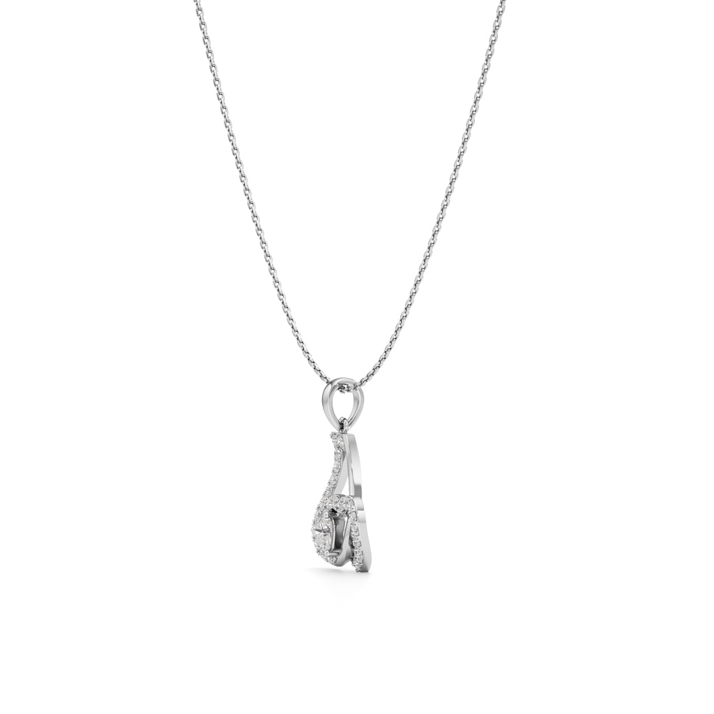 Heart Shape Diamond Fancy Pendant
