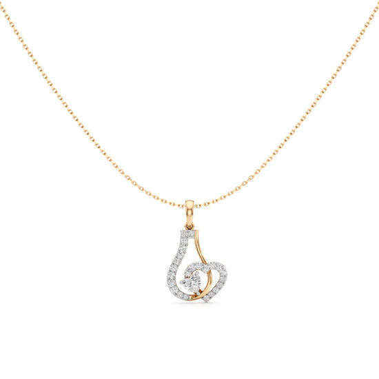 Heart Shape Diamond Fancy Pendant