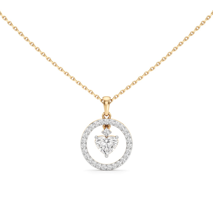 1.00 Ct Fancy Mirage Pendant