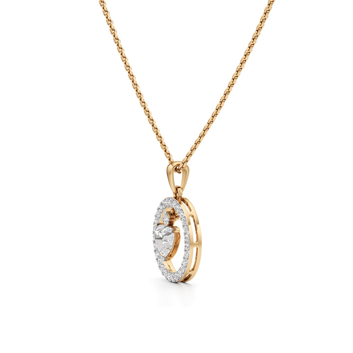 1.00 Ct Fancy Mirage Pendant