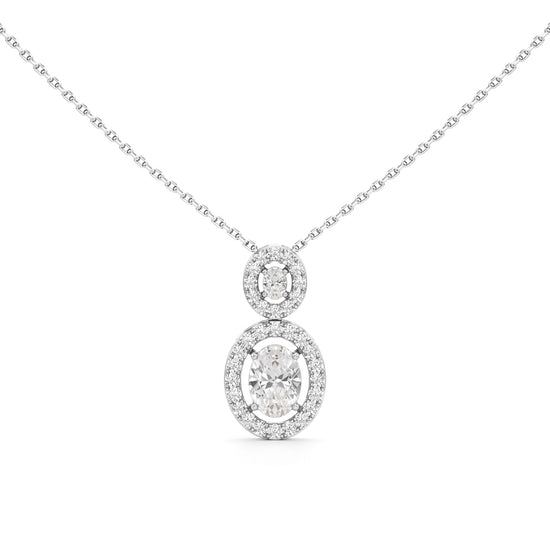 1.75 Ct Halo Aura Pendant