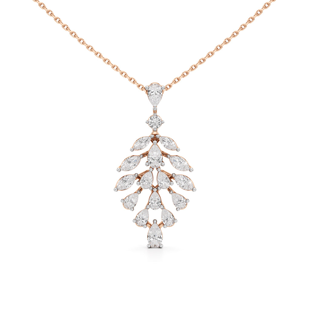 2.30Ct Pear Shape Fancy Pendant