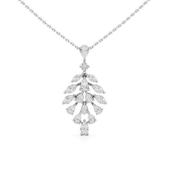 2.30Ct Pear Shape Fancy Pendant