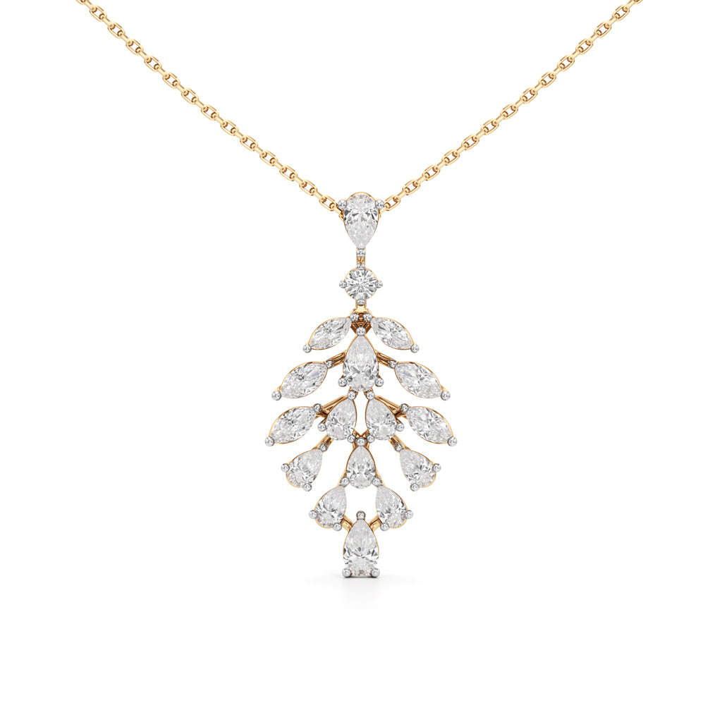 2.30Ct Pear Shape Fancy Pendant