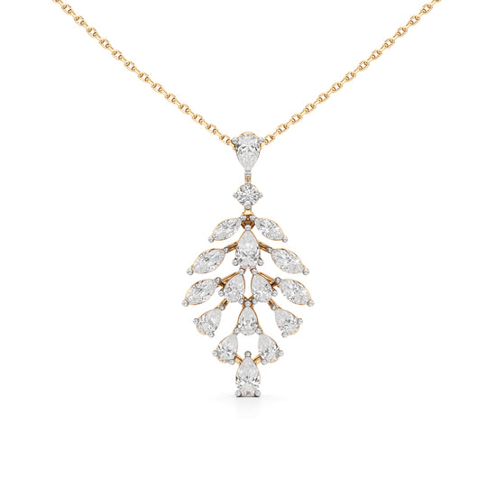 2.30Ct Pear Shape Fancy Pendant