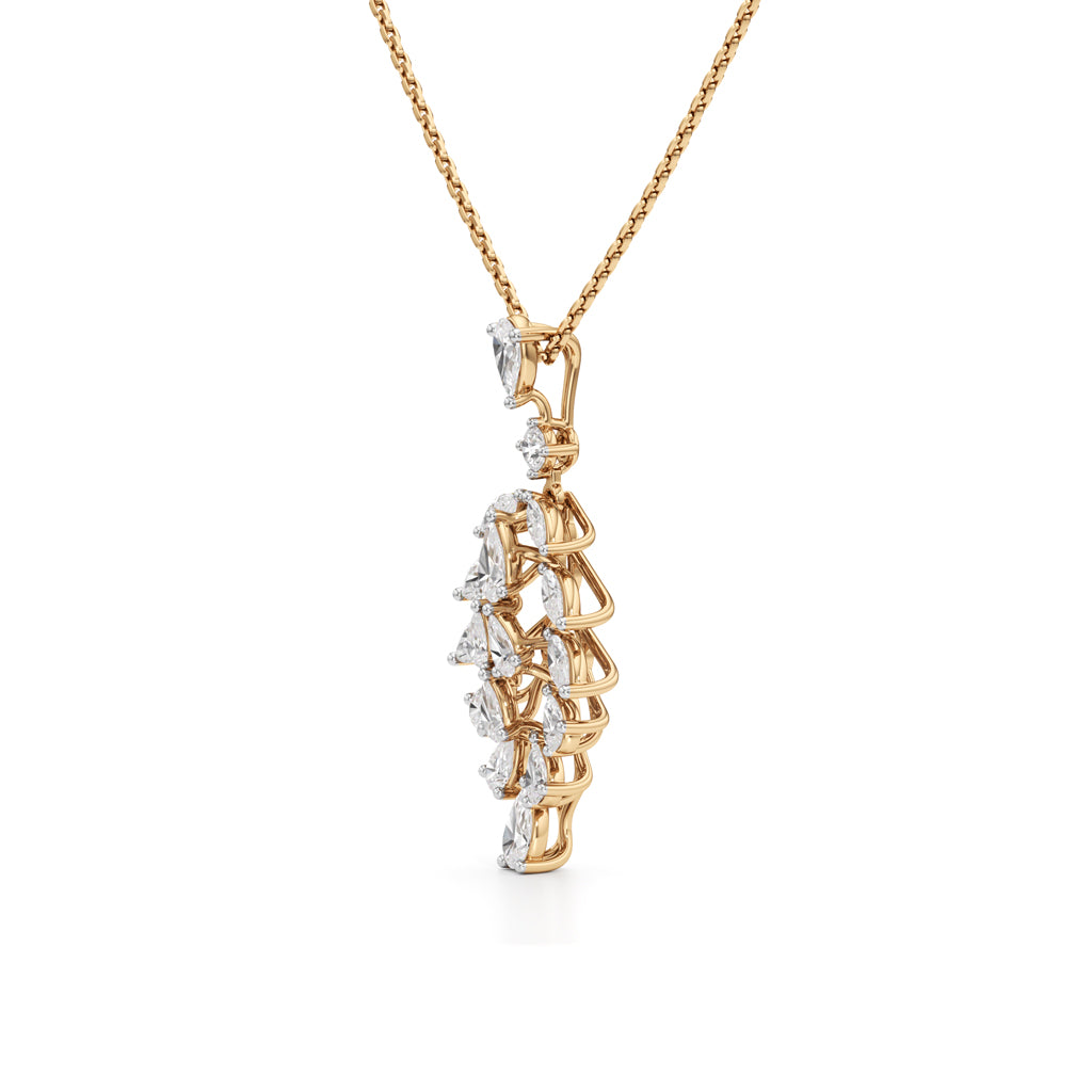 2.30Ct Pear Shape Fancy Pendant