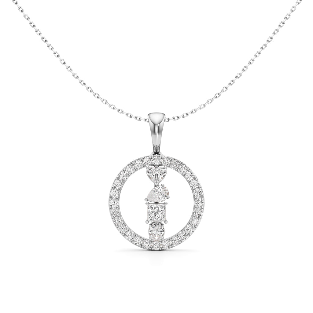 1.25 Ct Fancy Celestia Pendant