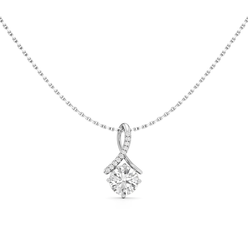 1.50 Ct Fancy Glimmer Pendant