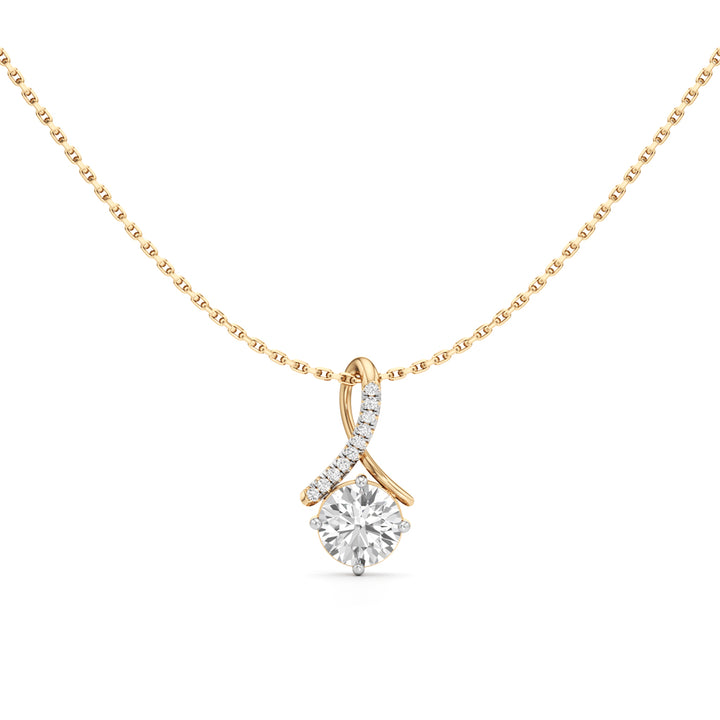 1.50 Ct Fancy Glimmer Pendant