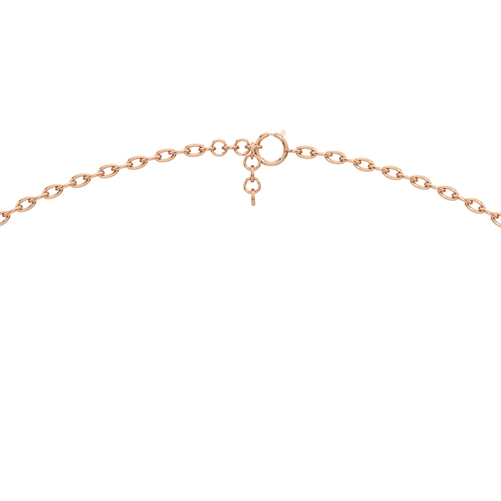 Celeste Oval Halo Diamond Pendant Necklace