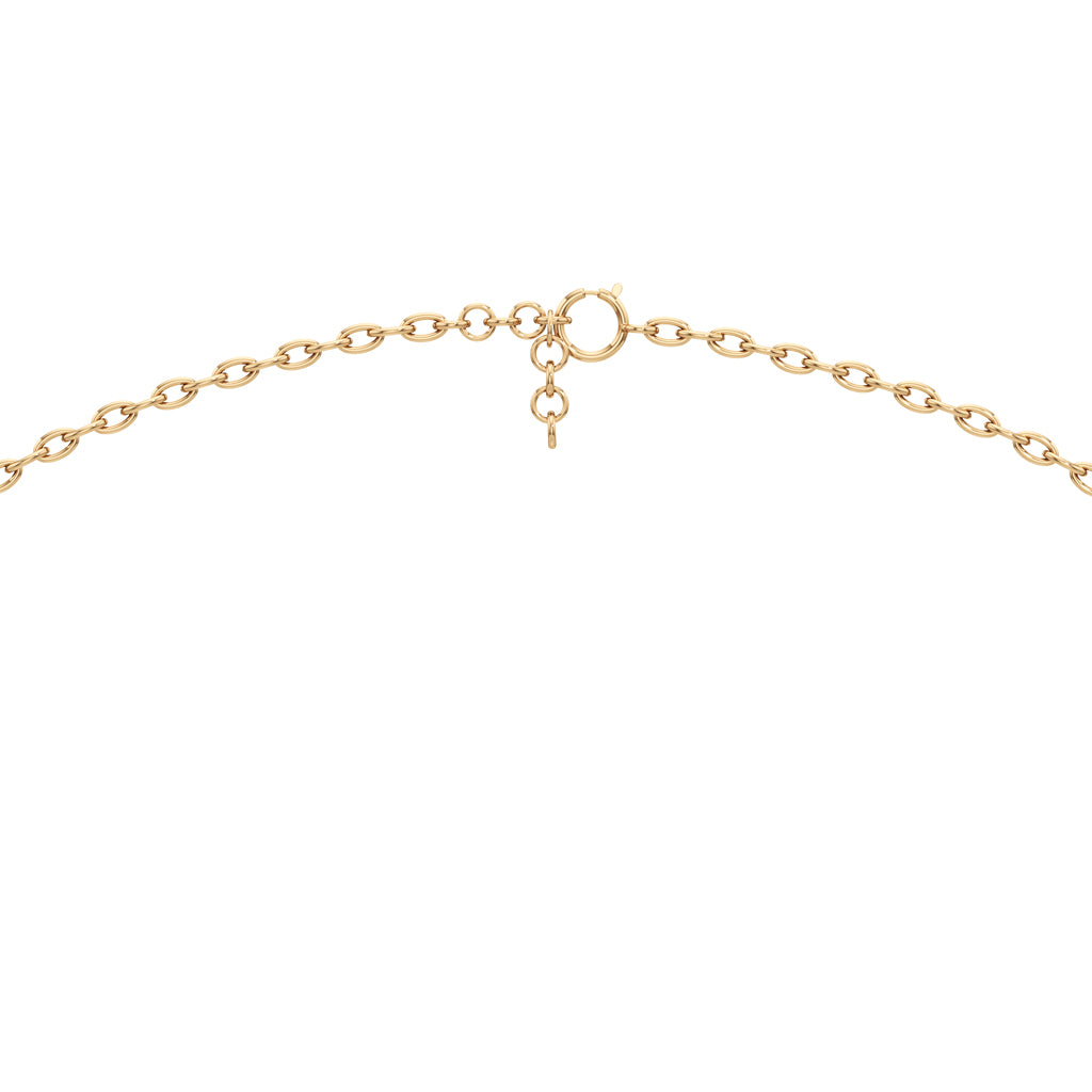 Celeste Oval Halo Diamond Pendant Necklace