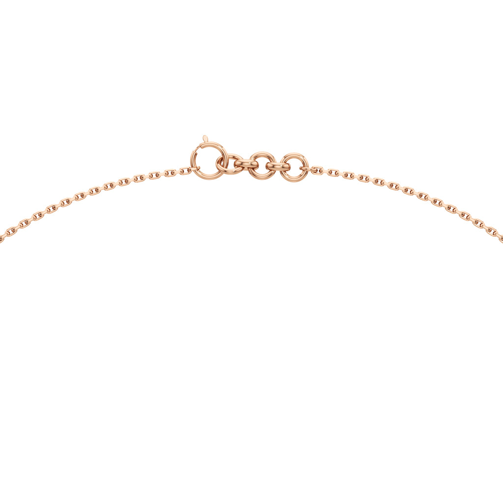 Elara Diamond Curve Pendant Necklace