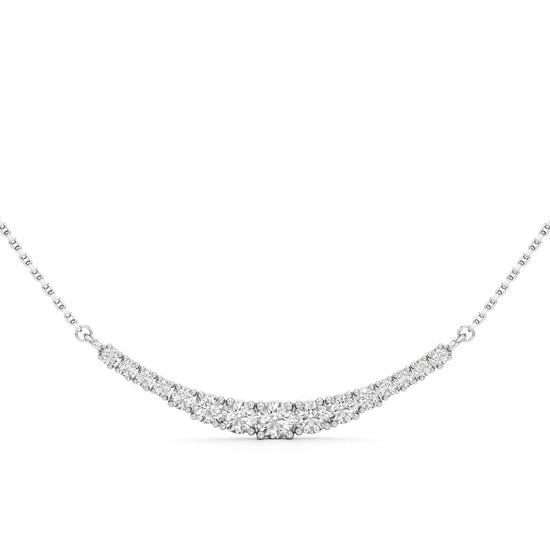 Celesta Curve Diamond Necklace