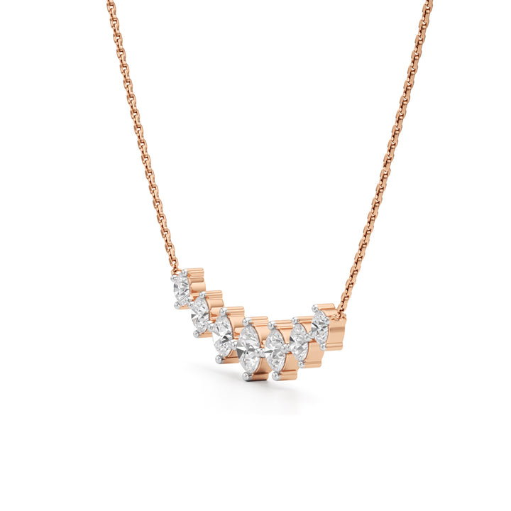 Virelle Diamond Crown Necklace