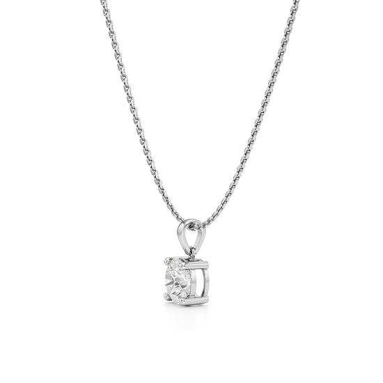 Lumine Solitaire Pendant Necklace