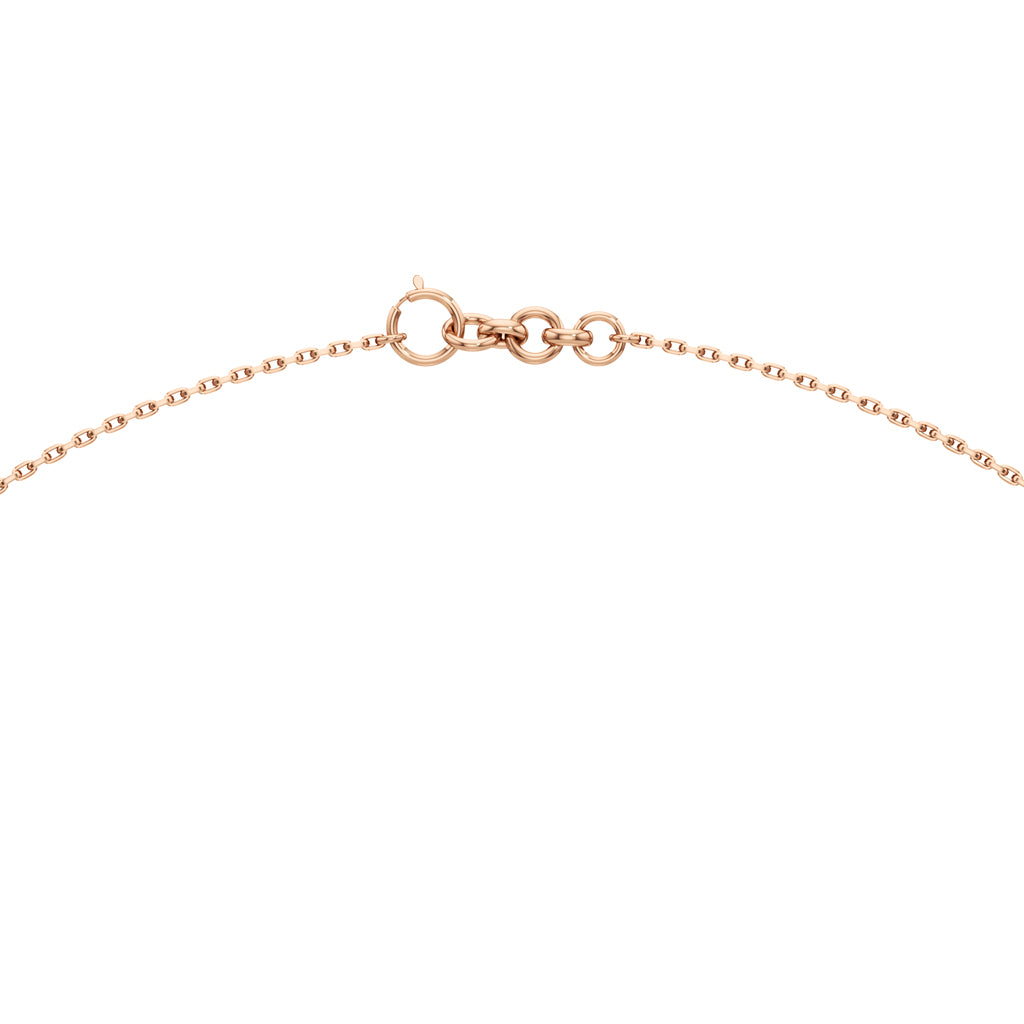 Amora Lock Heart Diamond Pendant Necklace