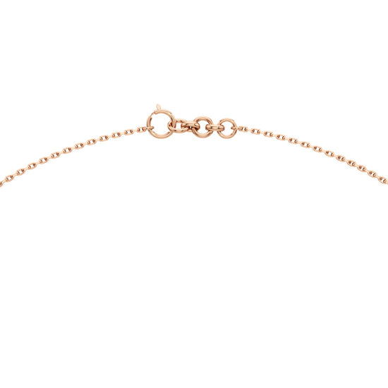 Amora Lock Heart Diamond Pendant Necklace