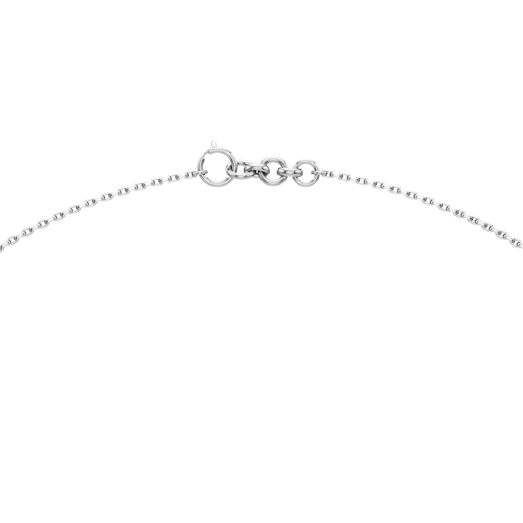 Amora Lock Heart Diamond Pendant Necklace