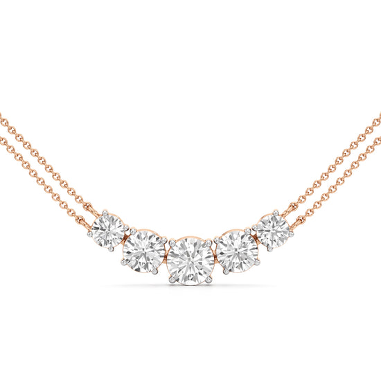 Aurora Arc Diamond Necklace