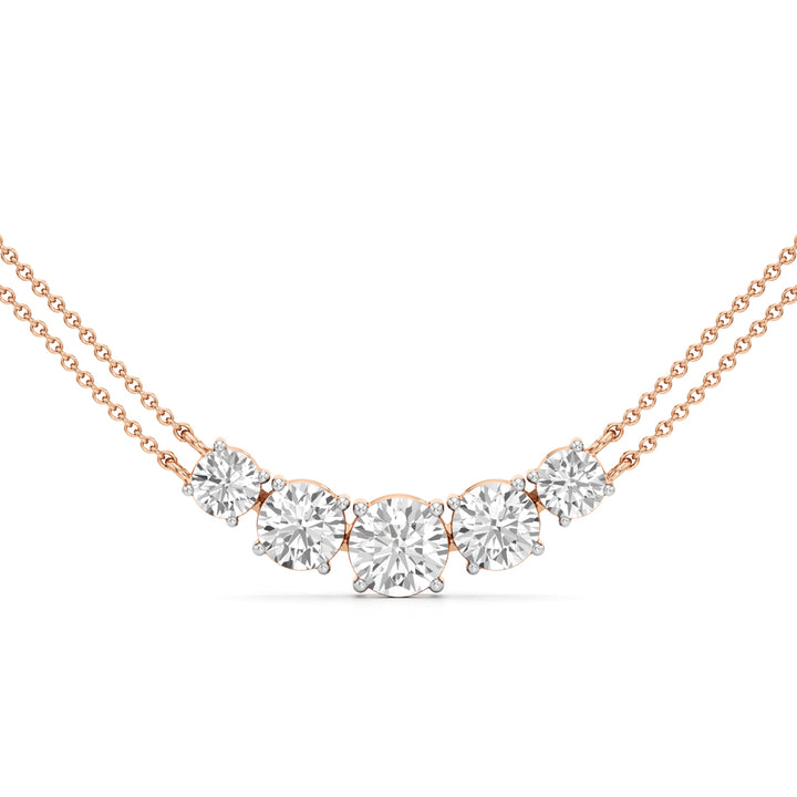 Aurora Arc Diamond Necklace