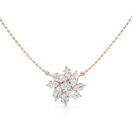 Stellar Flora Cluster Pendant Necklace