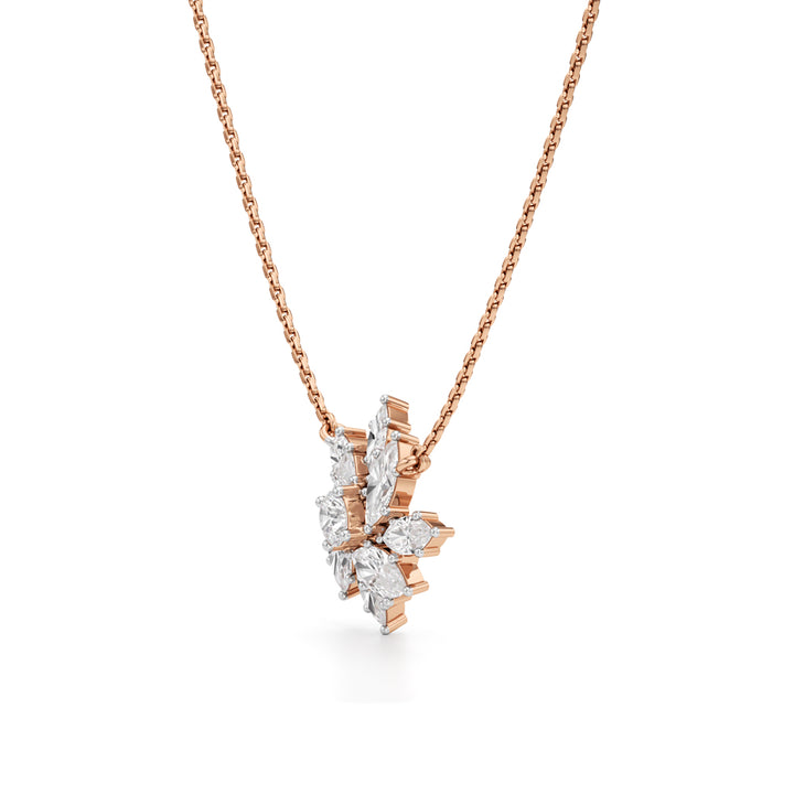 Stellar Flora Cluster Pendant Necklace