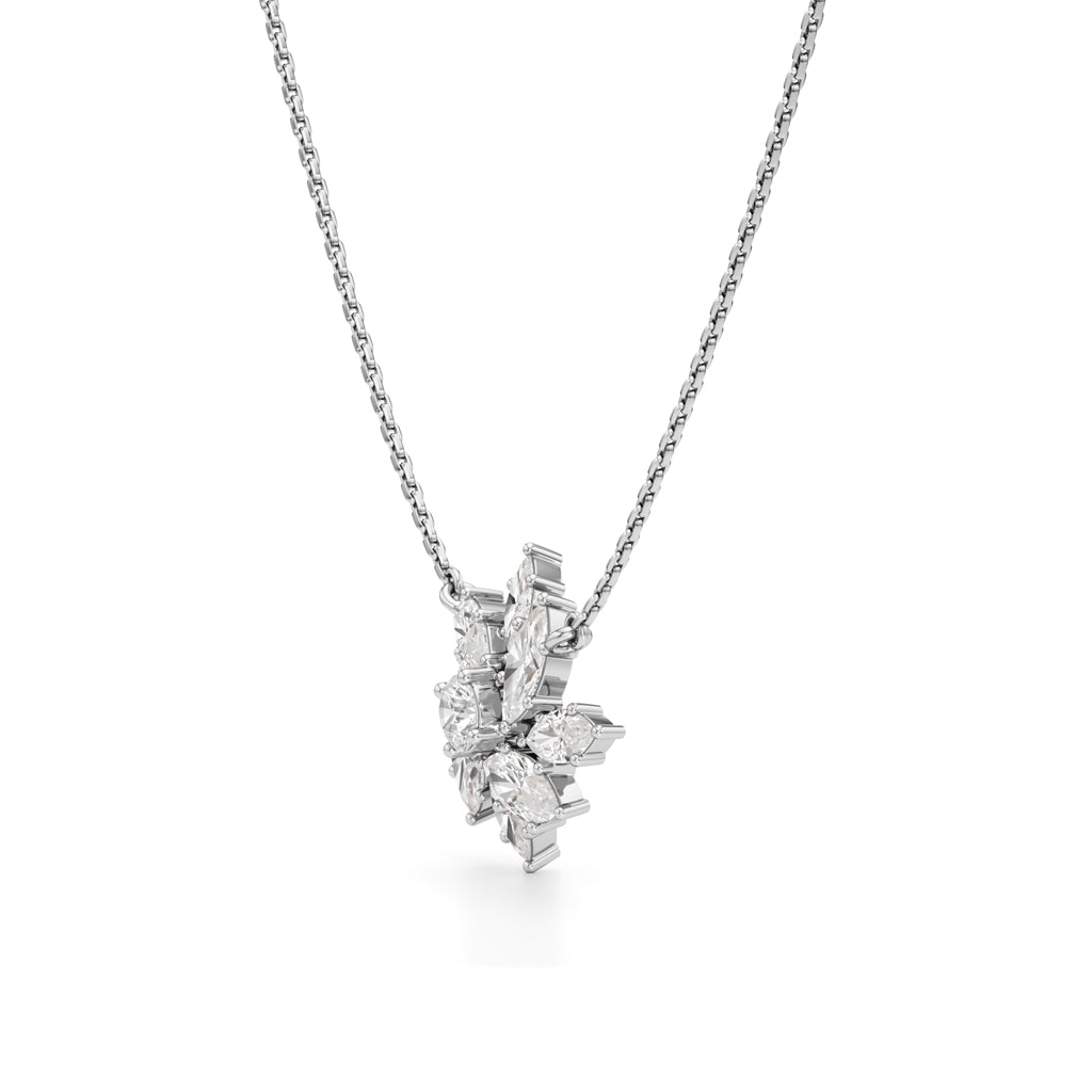 Stellar Flora Cluster Pendant Necklace