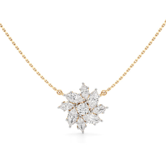 Stellar Flora Cluster Pendant Necklace