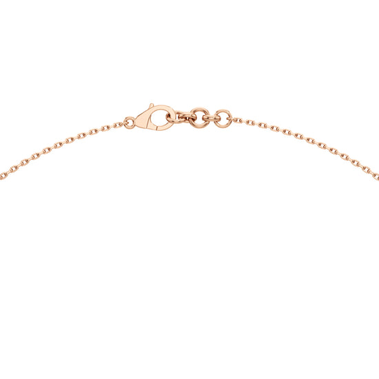 Celestine Linked Heart & Emerald-Cut Diamond Necklace