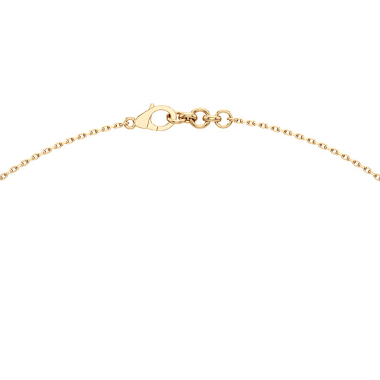 Celestine Linked Heart & Emerald-Cut Diamond Necklace
