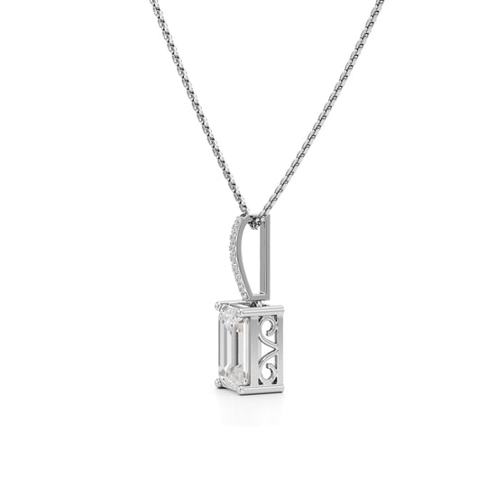 Regalia Emerald Radiance Pendant Necklace