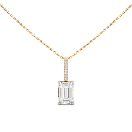 Regalia Emerald Radiance Pendant Necklace
