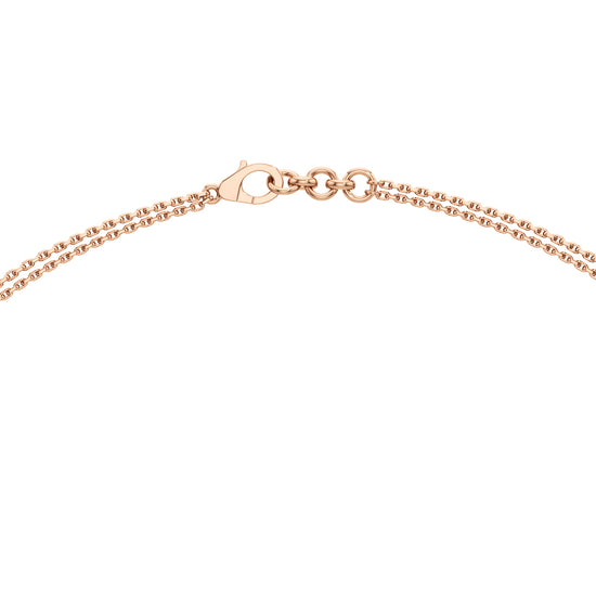 Luminara Heart & Baguette Drop Pendant Necklace